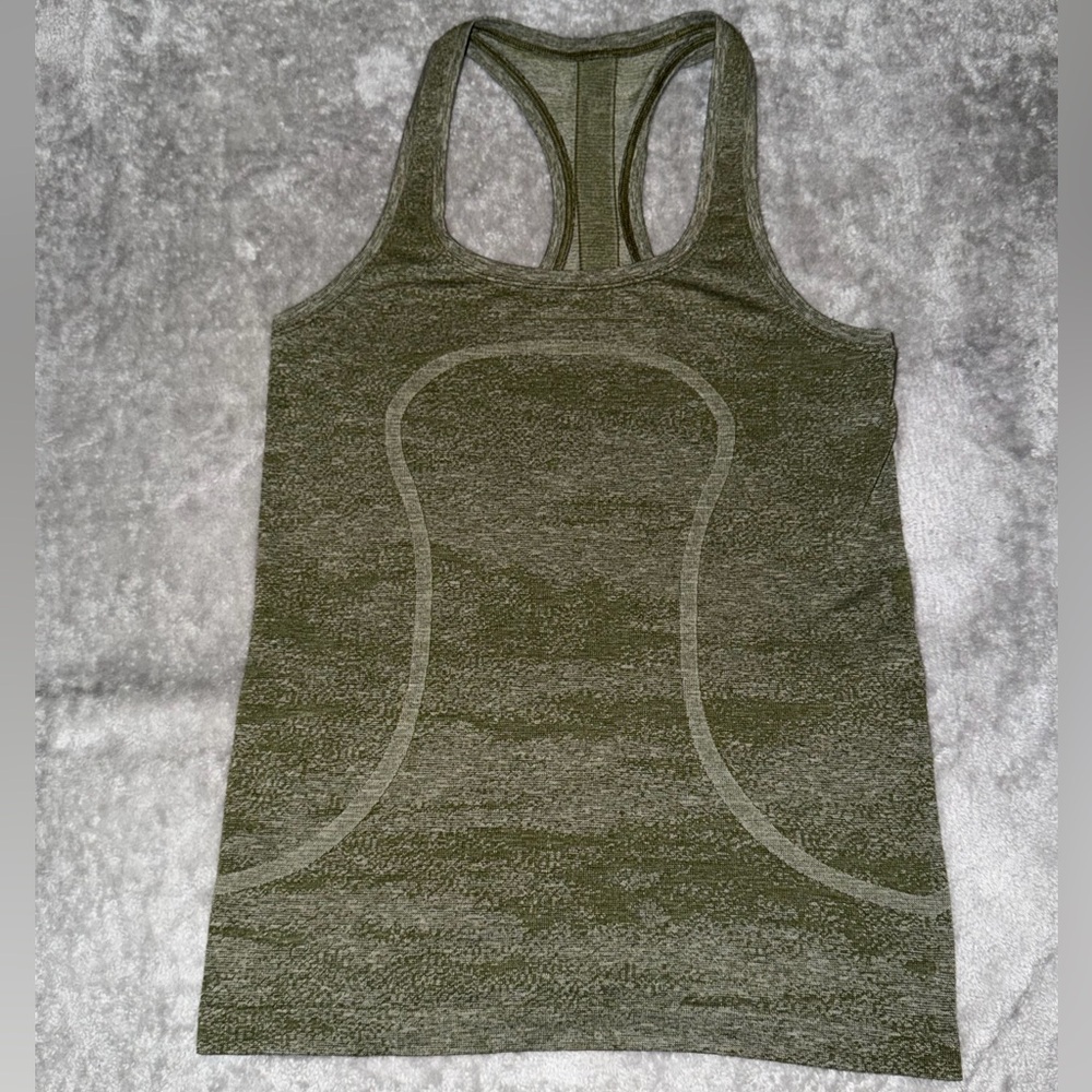 lululemon athletica Olive Green Racerback Tank